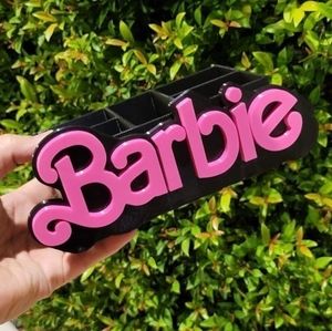 Barbie makeup brushes organizer